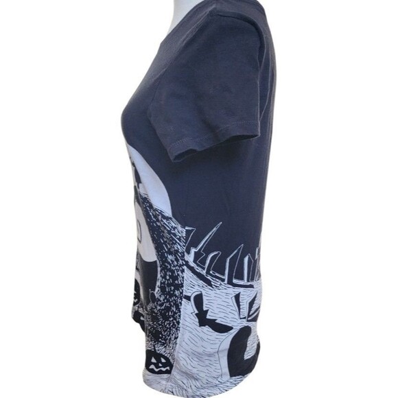 The Nightmare Before Christmas Black T-Shirt Size Medium Disney Tim Burton - Picture 4 of 5